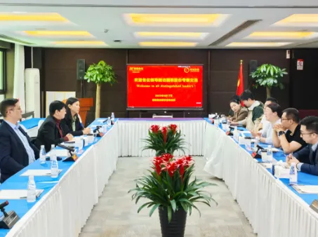 泰国物流联合会会长一行到访国联股份参观交流