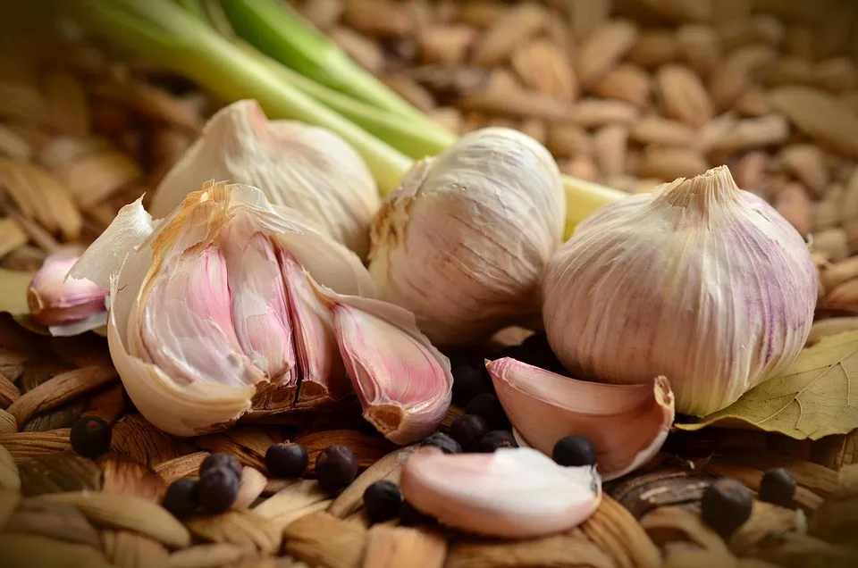 Vegetables Fresh Garlic Bulbs, Firm Whole Garlic, Naturally Grown, Strong Aromatic Flavor, Non-GMO, Perfect for Cooking, Seasoning, Baking & Daily Kitchen Use