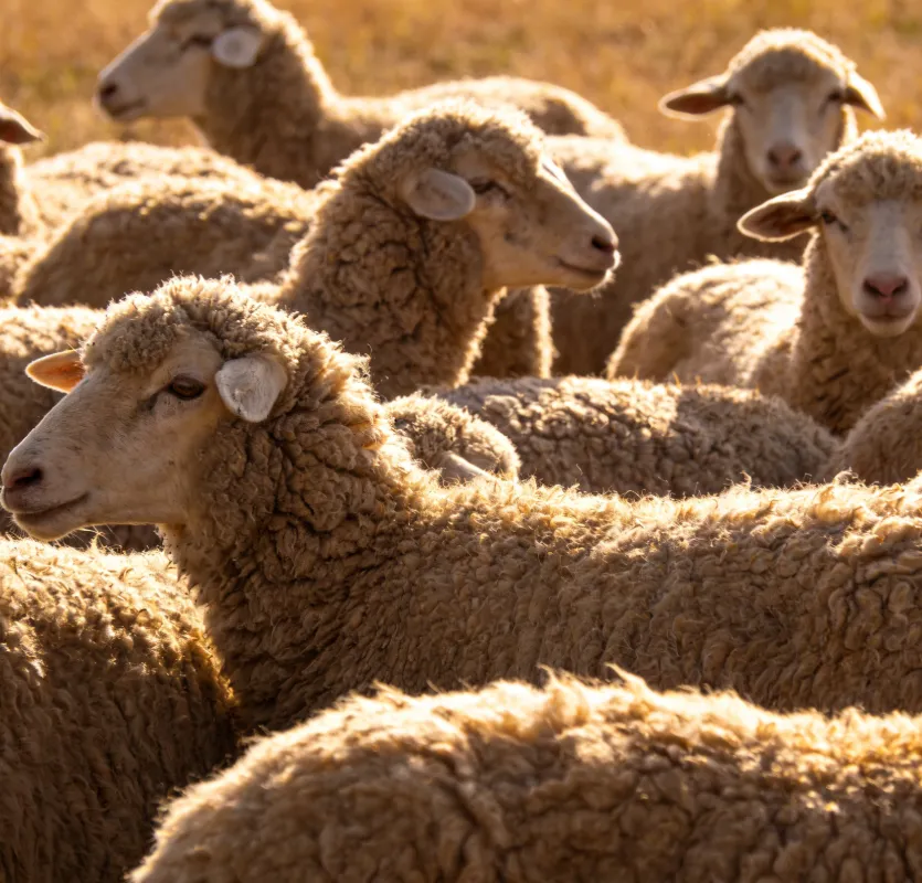 African wool is a high-quality natural fiber sourced from selected sheep raised in the natural pastures of Africa